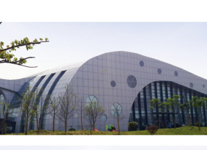 青岛会议中心外景网架工程